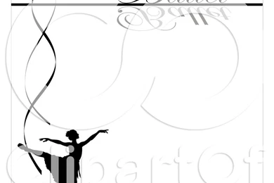 Royalty Free (RF) Clipart Illustration Of A Ballet Backgrounds With ...