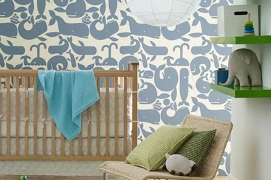 Nurseries   Pottok Papers Geoff McFetridge Little Whales Wallpapers ...