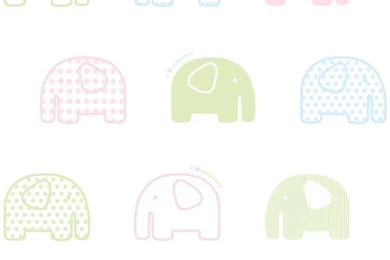 Elephants Self Adhesive Wallpapers Home Depot For Nursery ...