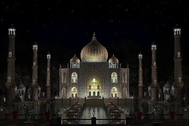 Taj Mahal At Night Hd Wallpapers   Wallpaperss HD