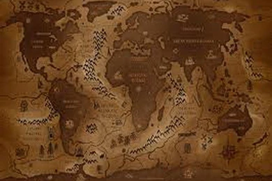 Antique World Map Wallpapers For Walls