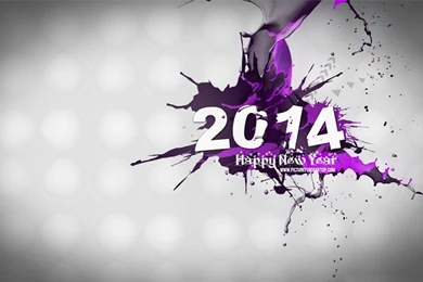 100个2014新年快乐高清壁纸– 数字生活web前端资源