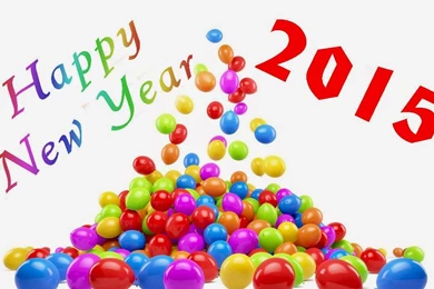 Ballon And Happy New Year 2015 Wallpapers Free