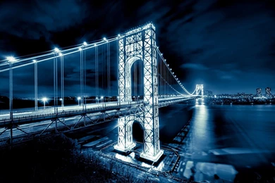 George Washington Bridge New Jersey Manhattan Architecture Bridges ...