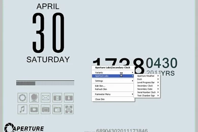 Aperture Science Desktop Backgrounds For Windows Using Rainmeter ...