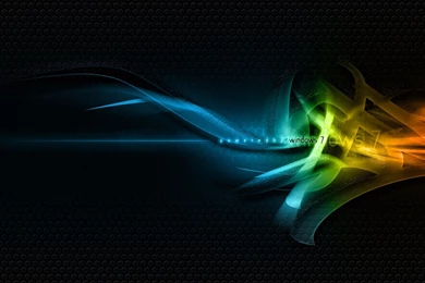Download Wallpapers 3840x2400 Windows 7, Lines, Green, Yellow ...