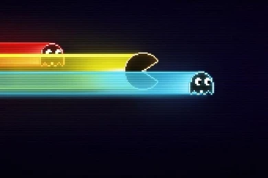 TAP AND GET THE FREE APP! For Geeks Funny Black Colordul Pacman ...
