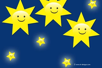 Smiley Stars  Desktop Wallpapers