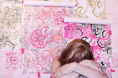 Wallpapers Designs / Abstract Patterns   Handmade   Levett Vienna ...