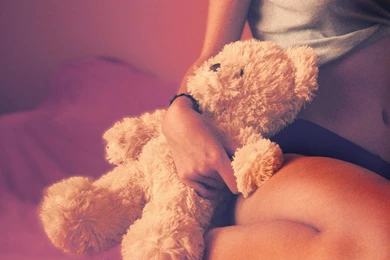 Girl Holding Cute Teddy Bear Hd Wallpapers