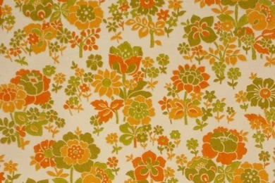 Early '60s Floral Wallpapers   Vintage Wallpapers