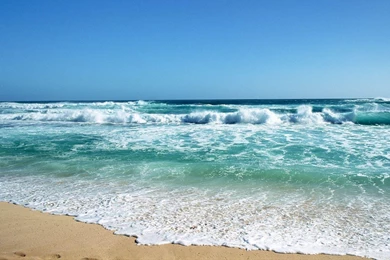 Sea Waves Landscape Wallpapers Desktop 2141