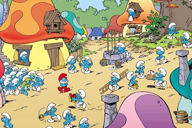 The Smurfs Cartoon Wallpapers   Crazy Frankenstein