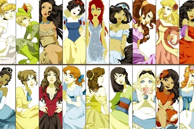Walt Disney Girl Characters Wallpapers