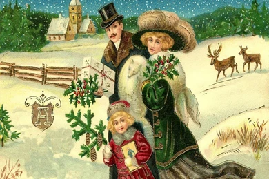 Retro Christmas Pictures   Widescreen HD Wallpapers