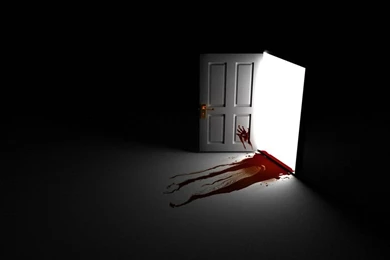 Wallpapers Black Roses With Blood Door Free Beautiful For Your Or ...