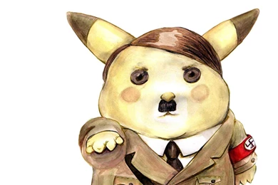 Pokemon Pikachu Nazi Adolf Hitler Wallpapers   (