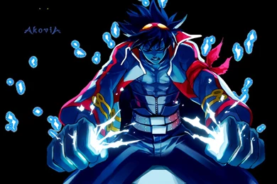 Gurren Lagann   Simon Render By Akovia On DeviantArt