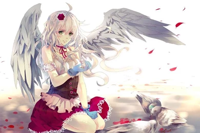 Download Mobile Wallpaper: Anime, Girls, Angels, Free. 34237.