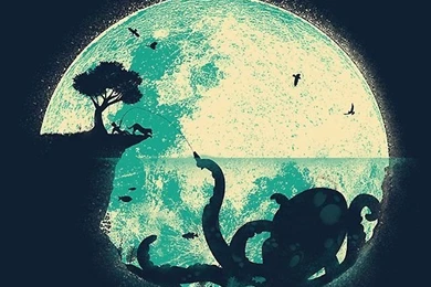 Octopus; iPhone Wallpaper.