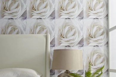 Candice Olson Wallpapers   Bloom In Large Rose Floral Photo Realism ...