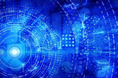 Blue Computer Circuit Board Backgrounds Loop. Stock Footage   YouTube