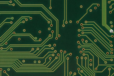 Photo Of A Green PCB – Printed Circuit Board Texture Backgrounds ...