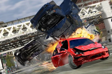 BURNOUT PARADISE Racing Action Race Game Video Wallpapers ...