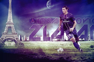The Forward Of PSG Zlatan Ibrahimovic Is Made In Paris Wallpapers ...