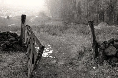 Gate To The Triangular Field   Gettysburg Battlefield