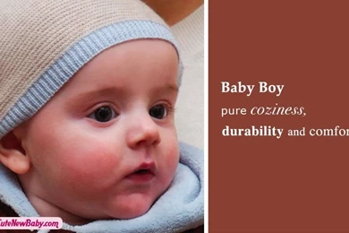 Cute Baby Boy Card   CuteNewBaby.com