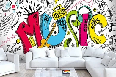 Compare Prices On Graffiti Wallpapers For Bedroom  Online Shopping ...