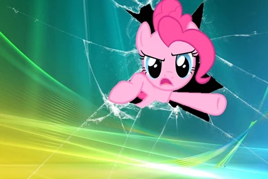 Broken Screen My Little Pony Pinkie Pie