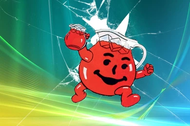 Broken Screen Kool aid Beverages