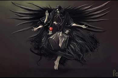 Angels Creepy Death Demons Wallpapers   (