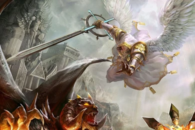 Extra Wallpapers   Angel Vs Demon