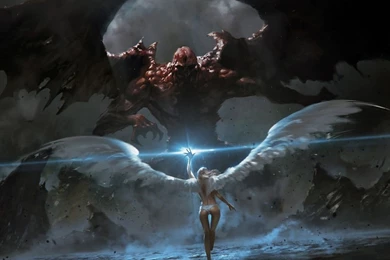 Angel Demons Angels Vs Demon Wallpapers With 1366×768 Resolution ...