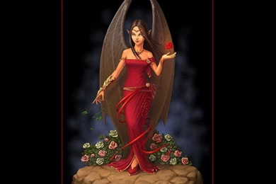 Red Angel   Angels Wallpapers (15925877)   Fanpop