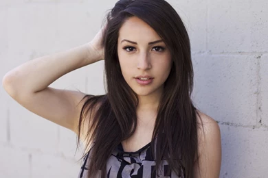 Girl In Winter Forest Wallpapers