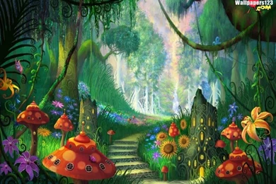 Mushroom Forest Wallpapers