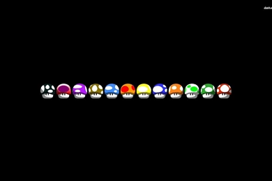 Mario Mushrooms Wallpapers   Vector Wallpapers