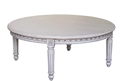Round White Coffee Tables AQ24