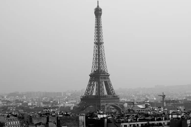 Tower Eiffel Black And White Mac Wallpapers Download