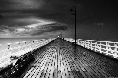 Seascape Black And White Mac Wallpapers Download