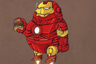 Iroman Fat Marvel Comics Cartoon Movie Avengers Wallpapers ...