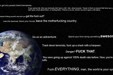 Made A Wallpapers With A Cool Quote I Found On 4chan [1600x900 ...