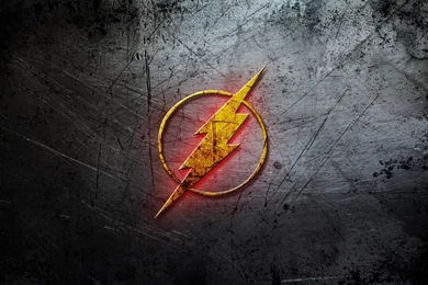 Flash logo on a grunge texture 1920x1200 comic desktop wallpaper 27020.jpg