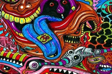 Download Wallpapers 750x1334 Drawing, Surreal, Colorful ...
