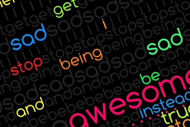 Be Awesome Wallpapers   Typography Wallpapers