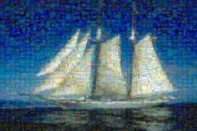 Sail Ship Sport   Free Photographic Mosaic Wallpapers